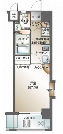 エンクレスト天神Ⅲの物件間取画像